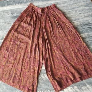 Vintage J. G. Hook Wide Leg Culottes